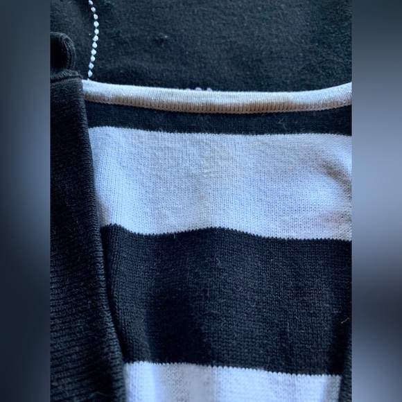 Vintage Quacker Factory Sweater 2X Embellishments Embroidered Bees FLAWS** - Picture 5 of 10